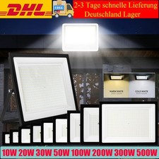 LED Fluter Außen Strahler 10W-500W Flutlicht Scheinwerfer Garten Leuchte IP66