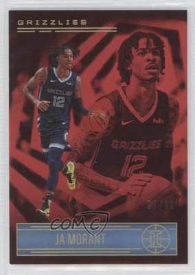 2020-21 Panini Illusions Trophy Collection Red 97/99 Ja Morant #1 12kd