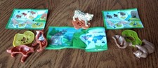 Lot Of 3 Kinder Surprise egg North American Wildlife 2018 Bear Fox Lynx w/papers