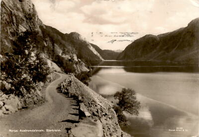 Vintage Postcard: Norge Austrumdalsvatn Bjerkreim Enerett Mittet & Co.
