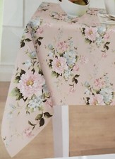 Printed Fabric Tablecloth, 60"x102" Oblong, MULTICOLOR FLOWERS, SPRING DAYS, NB