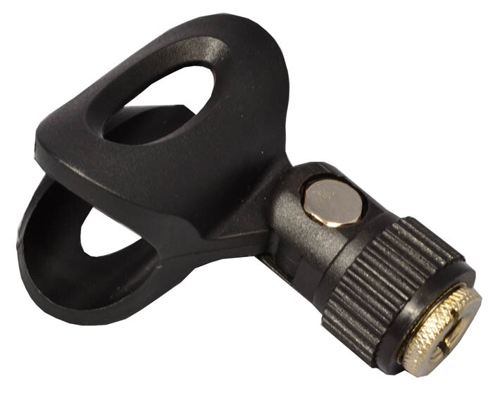 Flexible Microphone Clip Fits Most Hand Mics