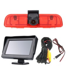 Telecamera posteriore + monitor 4.3" per Fiat Qubo Fiorino 225 berlina luce freno CCD