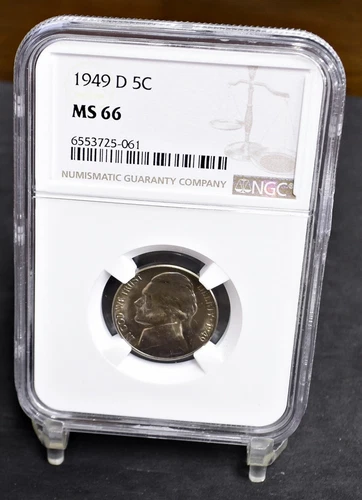 1949-D Jefferson Nickel - NGC MS66 (#45777)