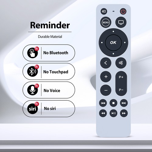Remote Control For Apple TV 4K/ Gen 1 2 3 4/ HD A2169 A1842 A1625 A1427 A1469 - Picture 4 of 5
