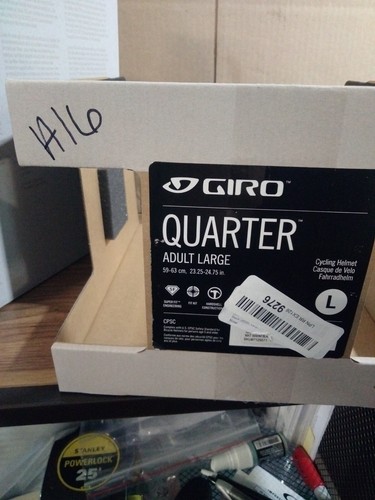 Giro Quarter Cycling Helmet Adult Large Warm Black - Picture 11 of 11