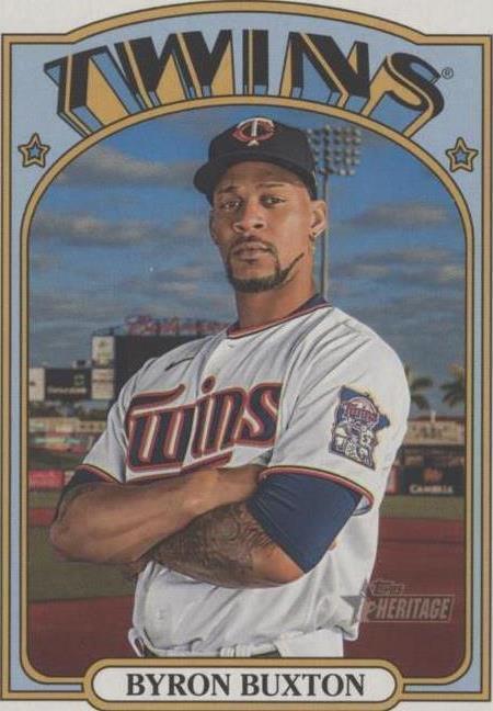 2021 Topps Heritage - A.J. Pollock Adam Duvall Byron Buxton #89 - 1 of 1