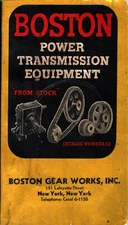1940 Power Transmission Equipment Catalog Boston Gear Works book