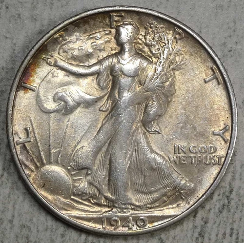 1940-S Walking Liberty Half Dollar, Choice Almost Uncirculated, Better Date  -01