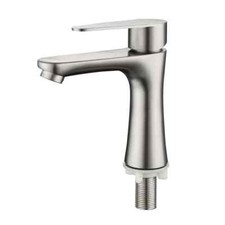 304 Stainless Steel Basin Sink Bathroom Faucet Single Cold Water Faucet Toilet