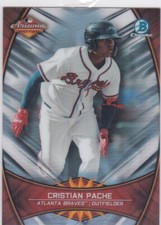 2019 Bowman Chrome 2018 AFL Fall Stars Cristian Pache #AFL-CP-NM-MT