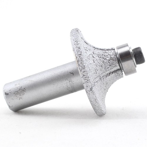 Radio de broca de router diamante 12,7 mm 1/2" arena 60 perfil soldado herramientas de piedra de rueda - Imagen 3 de 6
