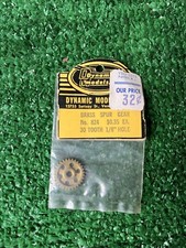 dynamic models brass spur gear 824, 30 Tooth 1/8  Hole