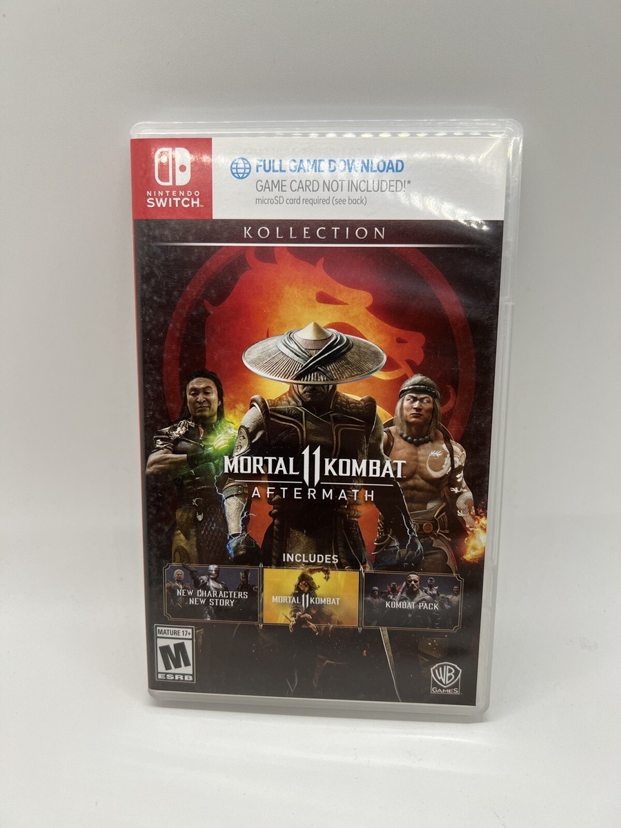 Nintendo Switch Mortal Kombat Aftermath Kollection - CASE ONLY NO
