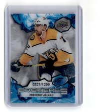 Frederic Allard 2021-22 Upper Deck Ice #175 RC 321/1299 Predators