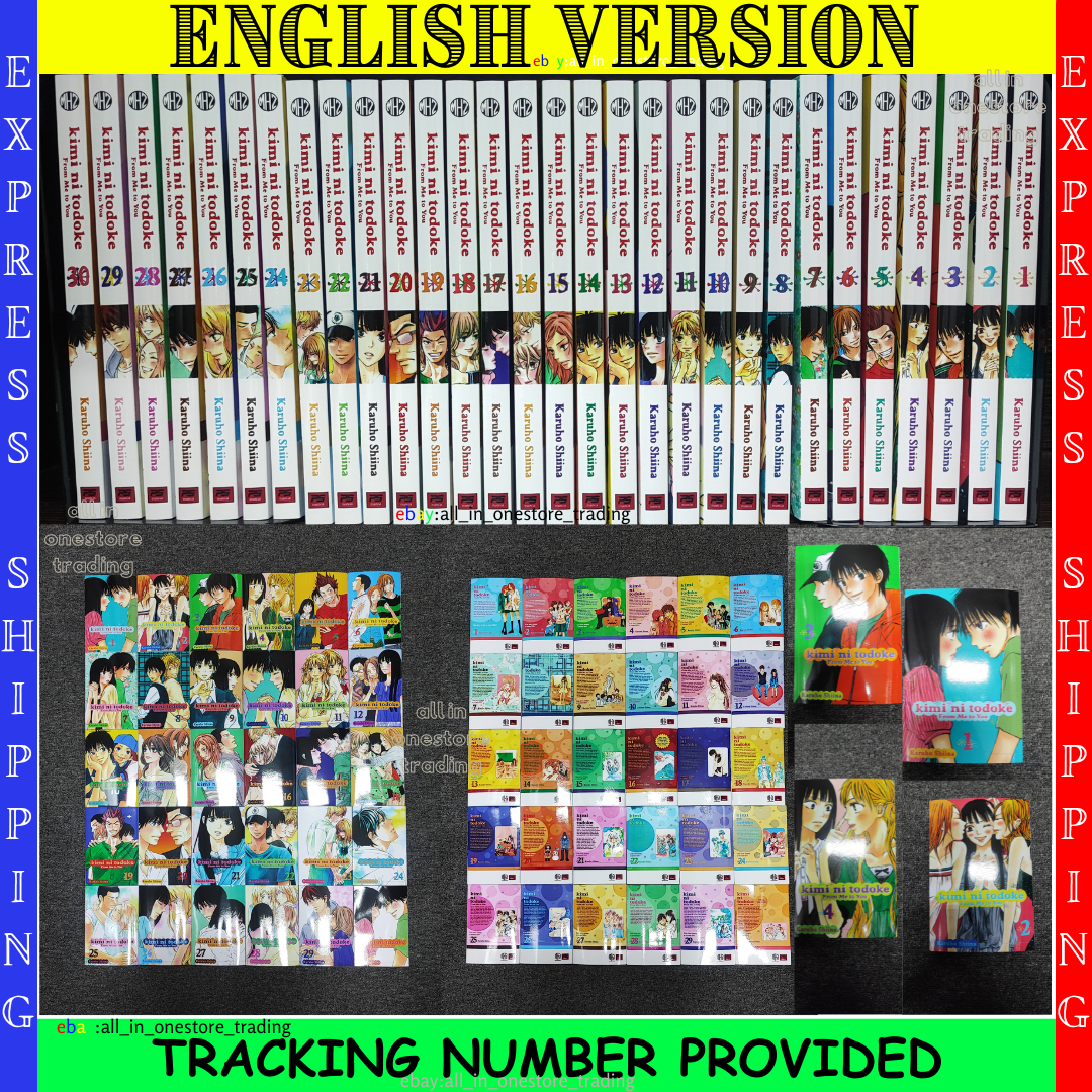 Kimi Ni Todoke Full Set Volume 1-30 English Manga Comic Book Lot