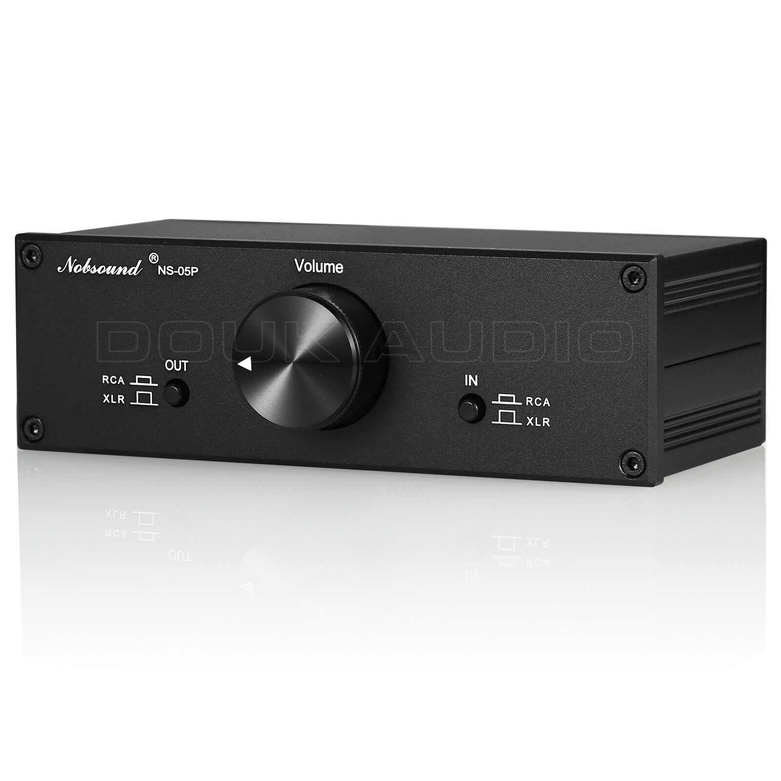 Nobsound XLR Balanced / RCA Stereo Converter Audio Selector Box Passive  Preamp