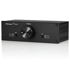 Nobsound  XLR Balanced / RCA Stereo Converter Audio Selector Box Passive Preamp