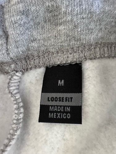 Pantaloni della tuta Carhartt peso medio conici taglia M vestibilità ampia foderati grigi autentici - Foto 10 di 17