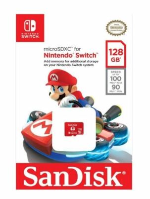 Carte mémoire microSDXC 100 Mo/s 512 Go de SanDisk pour Nintendo Switch