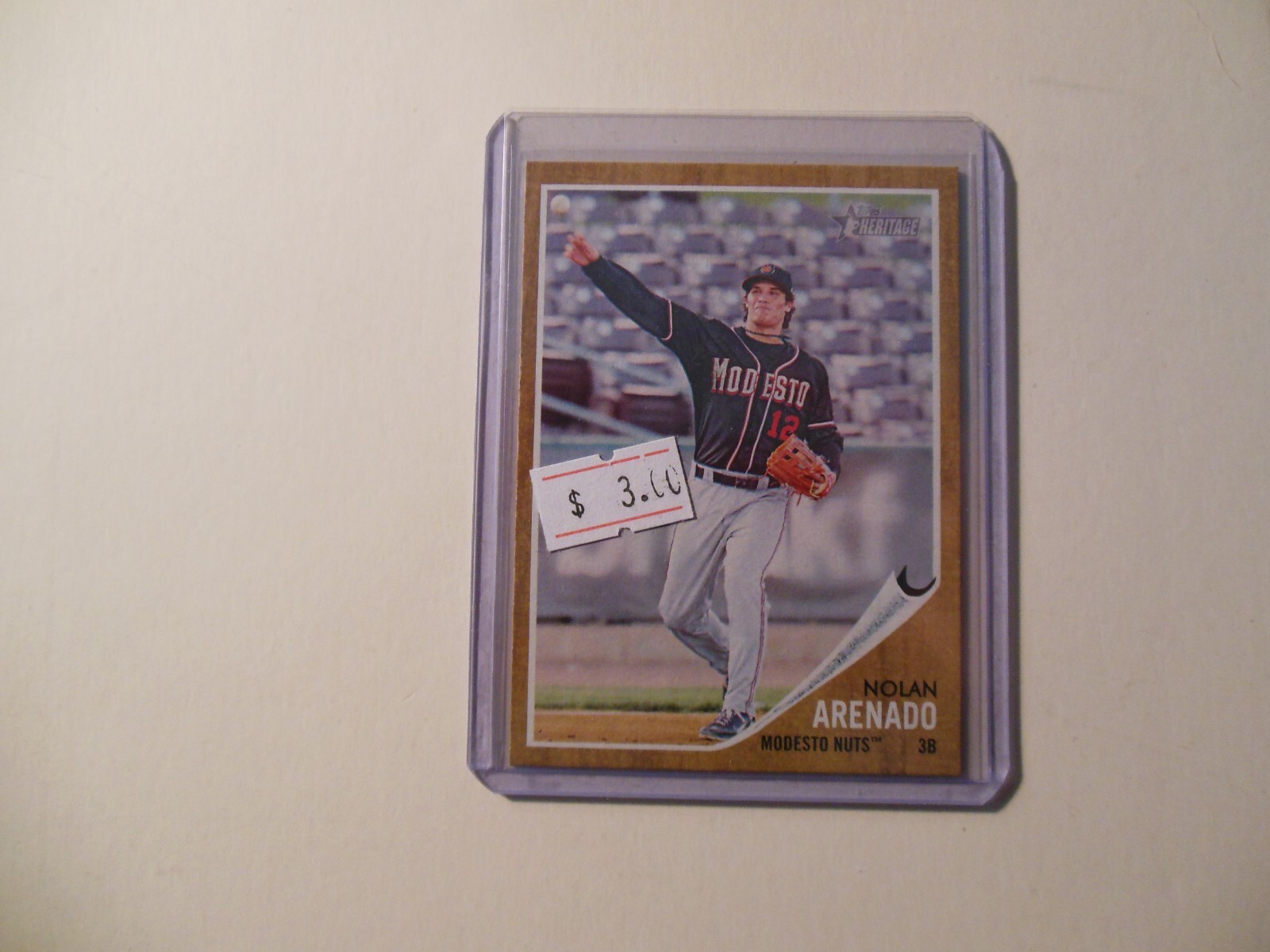 2011 Topps Heritage minors #53 Nolan Arenado