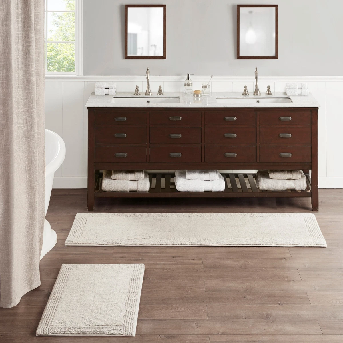 Alfombra de baño, alfombras de baño con absorción de agua y parte