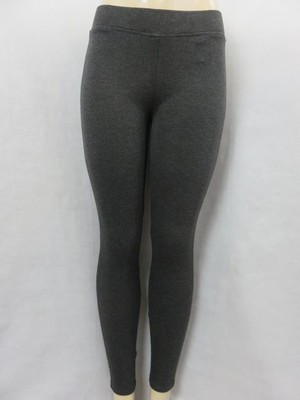 NWT Londo Mondo THREE DOTS Vanessa LEGGINGS Cover Up Pants GRAY w/TUXEDO STRIPE
