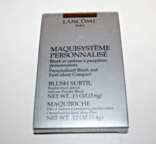 Lancome Personalized Blush and EyeColour Compact Rose Harmonie In Box Damaged 