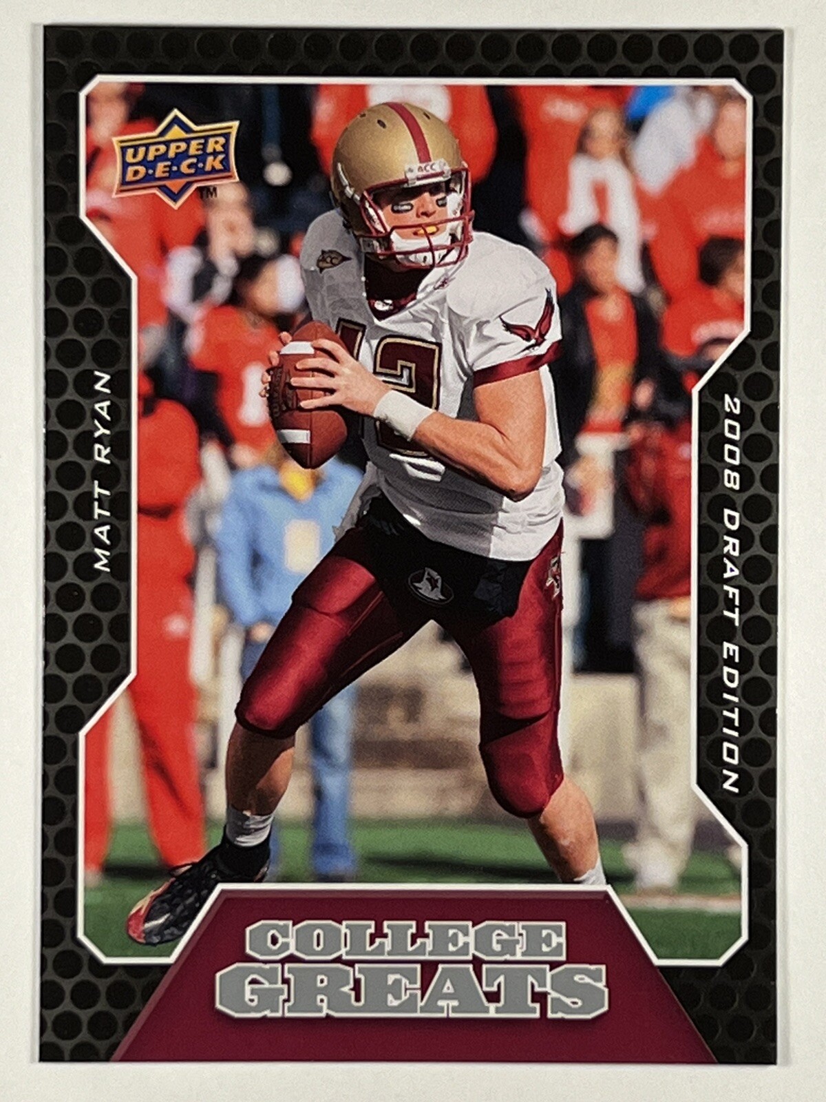 Matt Ryan 2008 Upper Deck Draft Edition - College Greats #CG2