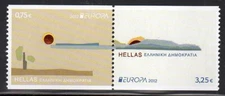 Greece 2012 Scott #2537c MNH Europa. Horizontally Imperf from Booklet