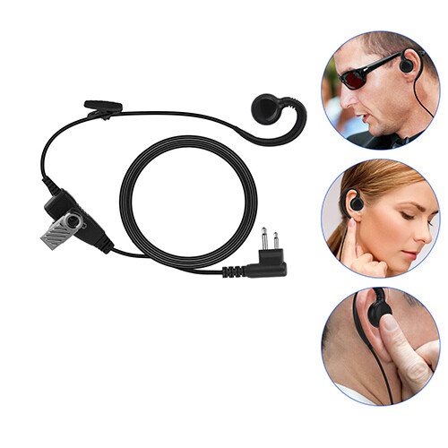Swivel Earpiece For 2-Pin CLS1110 CP100 CLS1410 CP200 Radio Headset Mic - Picture 5 of 5