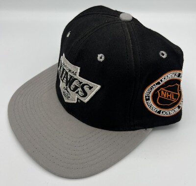 Vintage Los Angeles Kings Hat Starter Fitted 6 7/8 NHL Hockey 80s 