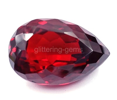 Mozambique Red Ruby Pear Cut Natural 101.20 Ct IGL Certified Loose Gemstone 5JSL