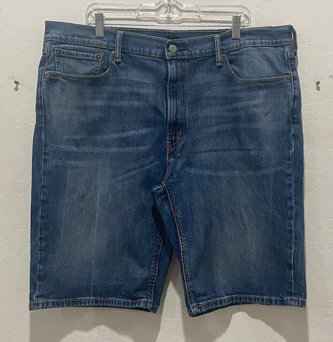 Mens Levi's 541 Blue Jean Shorts Size 40 Inseam 11 Pocket 99% Cotton 1% Elastane