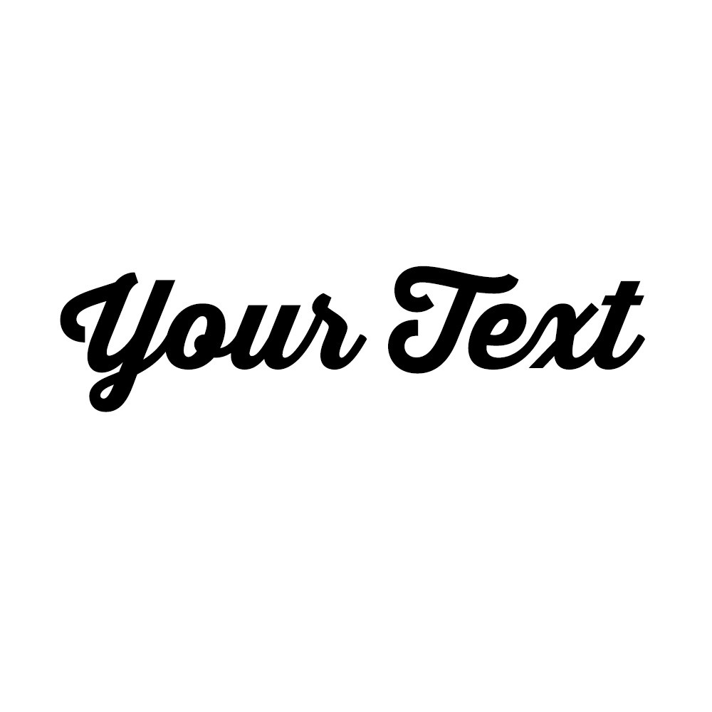 YOUR TEXT Vinyl Decal Sticker Car Window CUSTOM NAME Personalized Lettering