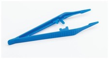 5 Blue Tweezers 11 cm for Feeding Reptiles , Fish and Mammals Free Shipping