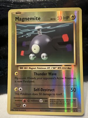 Magnemite 37/108 Reverse Holo XY Evolutions Pokemon TCG Card NM + Cardsaver