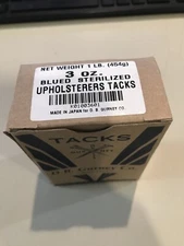 Gurney 3oz. Sterilized Blued upholstery Tacks 1# Box