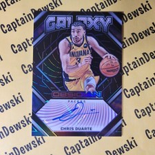 CHRIS DUARTE 2022-23 Panini Obsidian #23/75 Galaxy Ink Electric Etch Purple AUTO