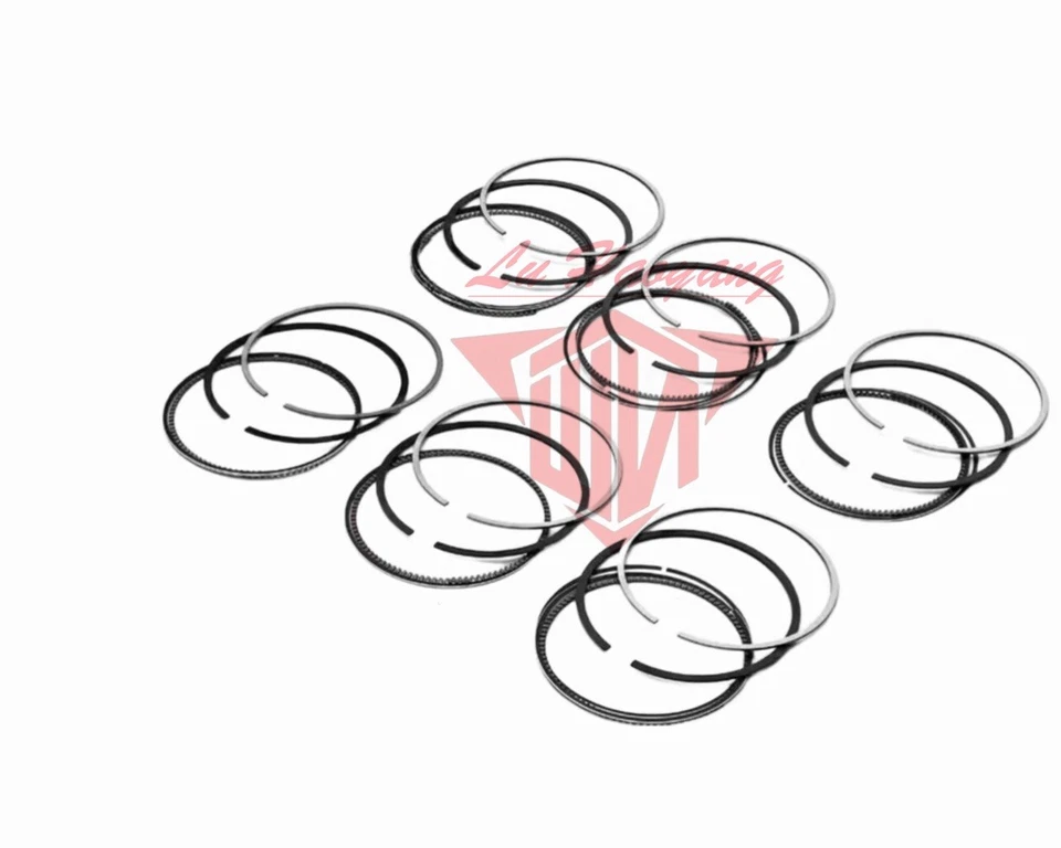 OEM 6x Piston Rings Set Φ85.5mm for Porsche Boxster 986 Cayman 987 M96 2.5 2.7 - Image 3 of 4