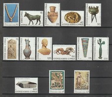 S38687 CHYPRE 1980 MNH** Nouveaux** Définitive Archéologie 14v