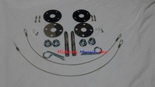 New Chrome Hood Hold Down Pin Kit 64-72 Chevy Camaro Gto Cutlass Chevelle 442 Gs