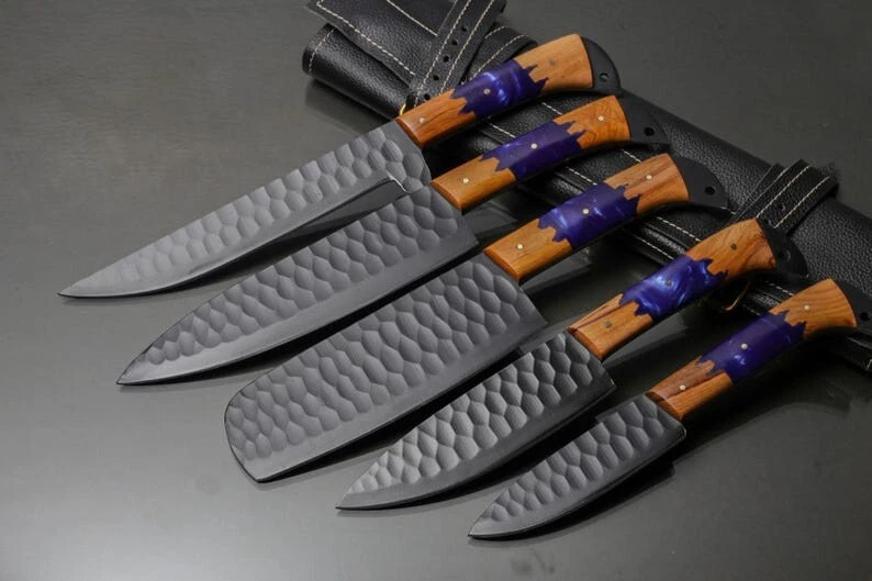 Hand Forged Carbon Steel Chef Knives Set for Unmatched Cutting Performance
Opens in a new window or