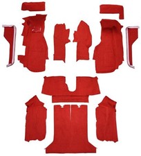 1984-1987 Chevrolet Corvette Coupe Cutpile Replacement Carpet Kit With Pad