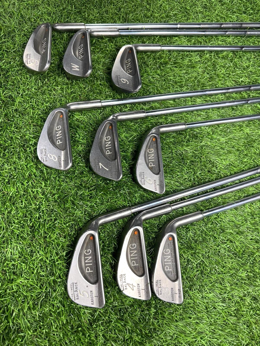 PING KARSTEN I - IRON SET 3-9 Ww-Sw - STEEL | eBay
