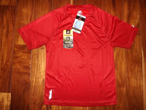ZeroXposur Red Jake UPF 50 All-Day Comfort Active Shirt M Medium NWT Mens