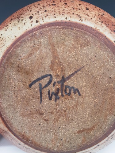 KRIS PIXTON Signed Studio Art Pottery Stoneware BIG 10" Covered Bowl Casserole - Picture 8 of 24