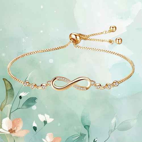 Infinity Bracelet for Bonus Daughter with Message Card, Birthday Heartfelt Gift - Picture 11 of 13