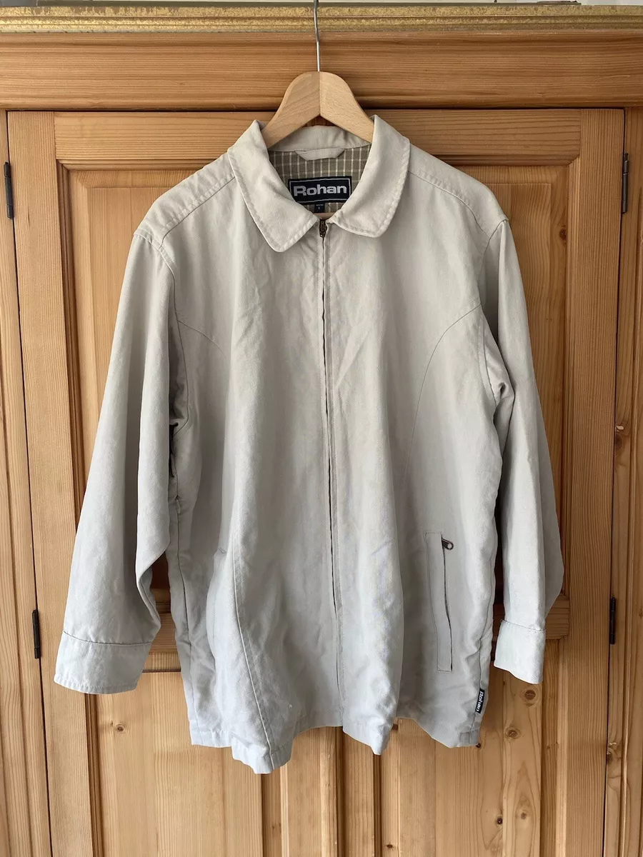 Rohan On Route Jacket Womens Large Cream Full Zip Coat Walking