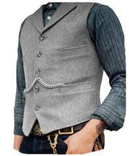2023 new Men's suit, vest, wool coat, casual and slim fitting